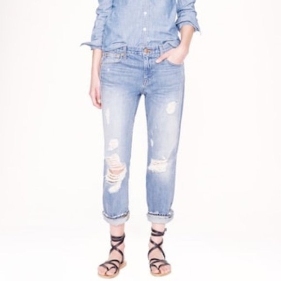 J. Crew Denim - J. Crew Boyfriend Jean Ludington Wash B4203 SZ 29
